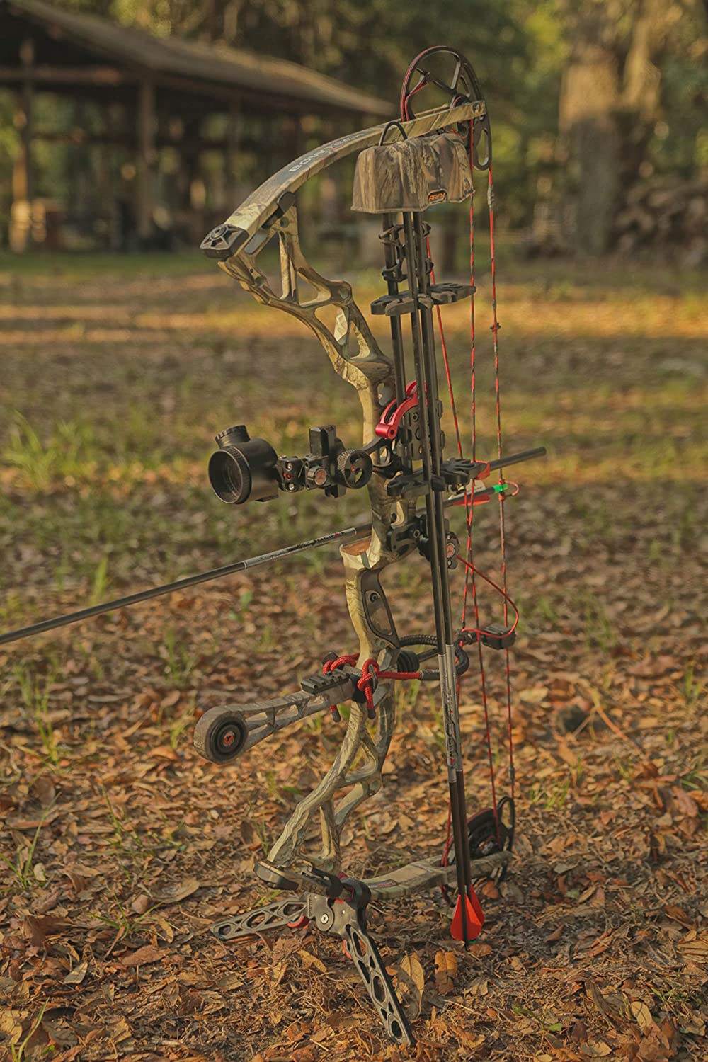 Dark Olive Green Archery Bow Limb Clamp Kick Stand Holder Legs for Target Shooting Compound Bow INDIAN SLINGSHOT