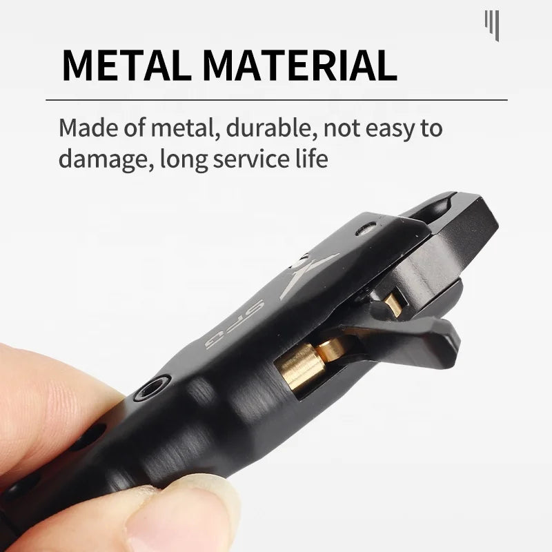 SPG Bow Release Wrist Strap – 360° Rotating Trigger | Metal Leather