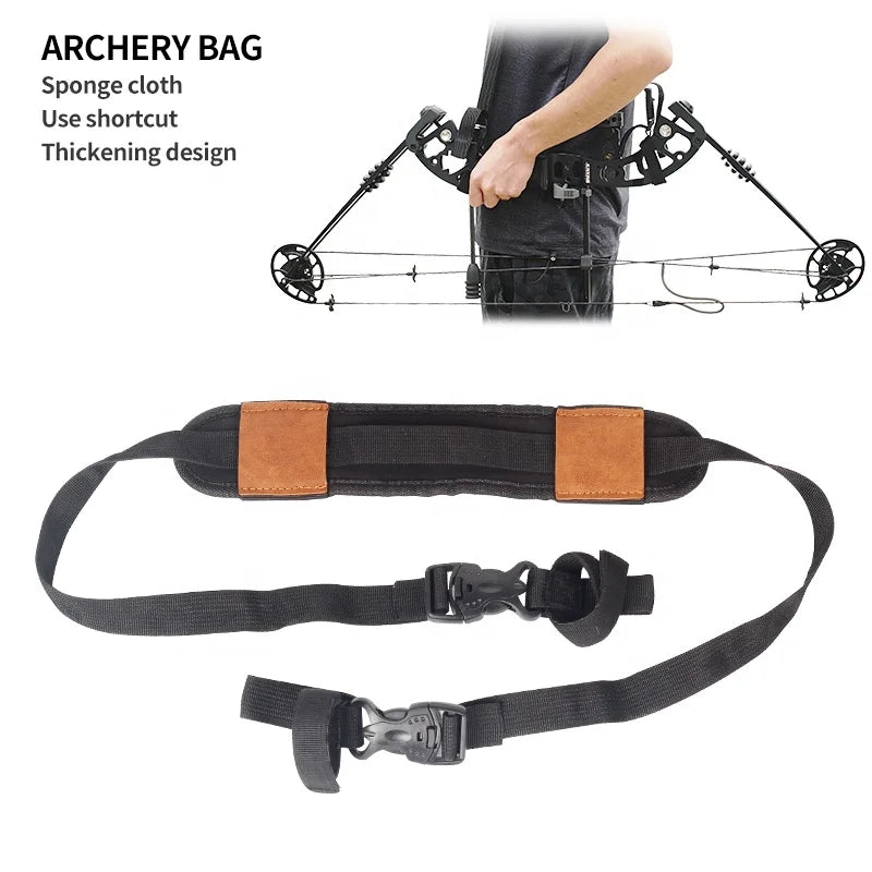 Dark Slate Gray SPG Bow Sling Strap – Adjustable Sponge Cloth Carry Strap SPG