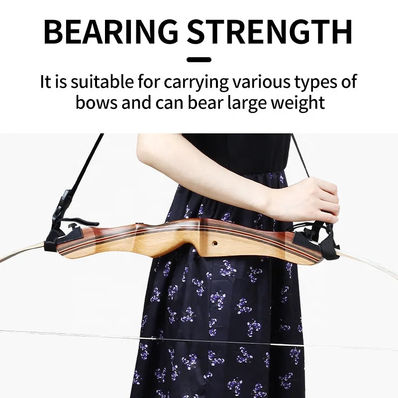 White Smoke SPG Bow Sling Strap – Adjustable Sponge Cloth Carry Strap SPG