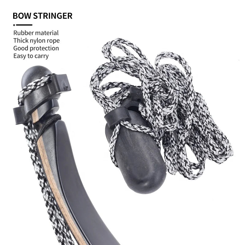 Dark Slate Gray SPG Bow Stringer – Safe &amp; Durable Nylon Rope Tool for Recurve and Longbow SPG