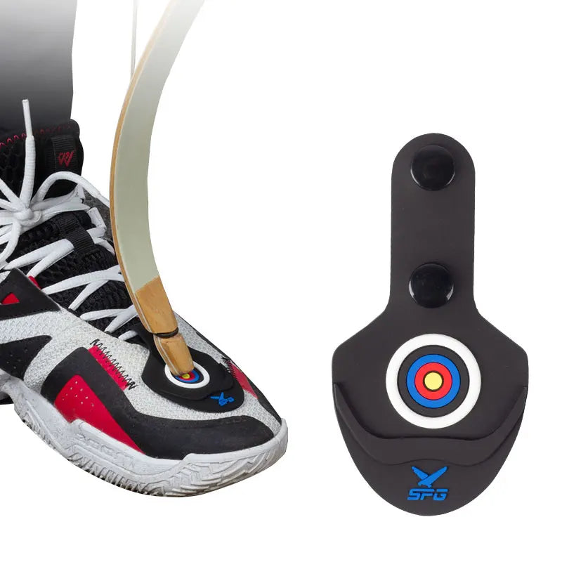 Gray SPG Bow Tip Protection Foot Pad – Rubber Protective Pad for Recurve &amp; Longbow SPG