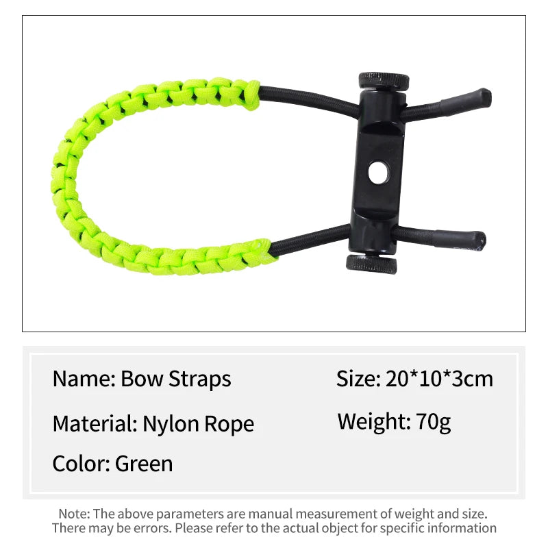 Dark Slate Gray SPG Bow Wrist Strap – Adjustable Nylon Braided Bow Sling SPG