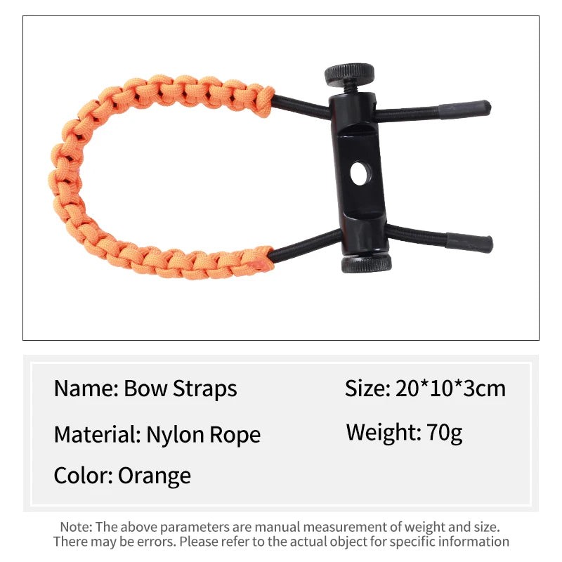 Dark Slate Gray SPG Bow Wrist Strap – Adjustable Nylon Braided Bow Sling SPG