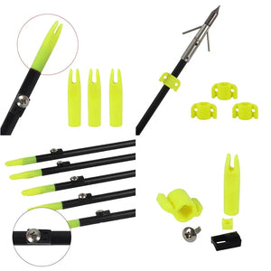 Dark Khaki SPG Bowfishing Arrow Safety Slides Kit – 8mm PE Accessories SPG