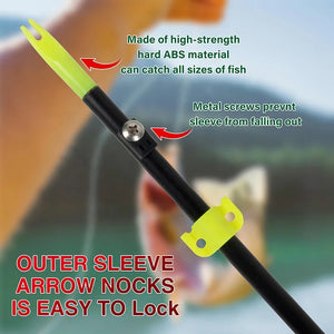 Dim Gray SPG Bowfishing Arrow Safety Slides Kit – 8mm PE Accessories SPG