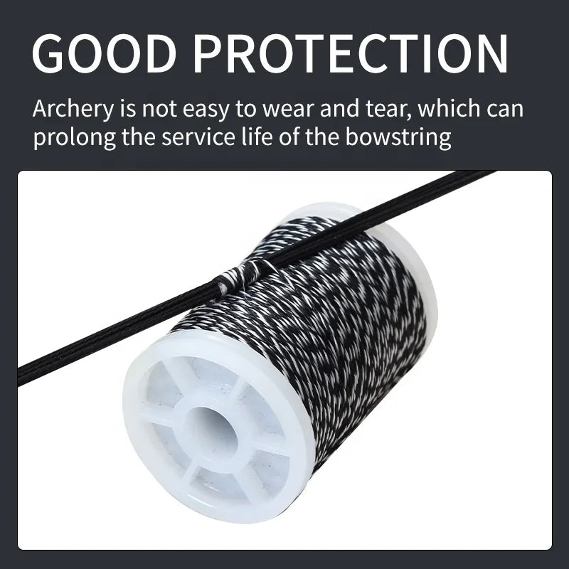 Dark Slate Gray SPG Bowstring Serving Thread — Polyethylene Archery String Protector SPG
