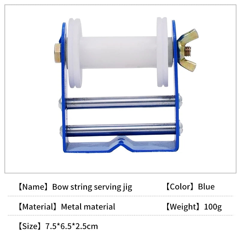 Light Gray SPG Bowstring Serving Jig – Archery String Threading Tool SPG
