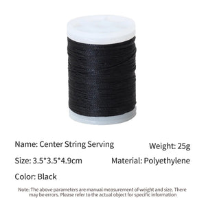 Dark Slate Gray SPG Bowstring Serving Thread — Polyethylene Archery String Protector SPG
