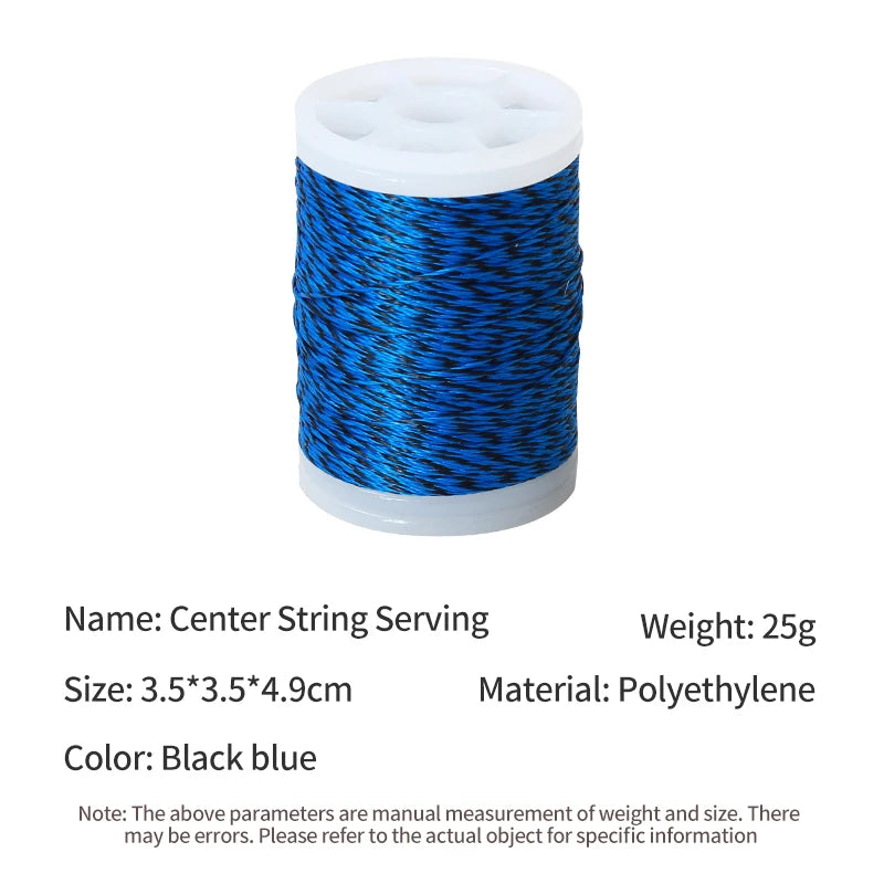 Dark Slate Gray SPG Bowstring Serving Thread — Polyethylene Archery String Protector SPG