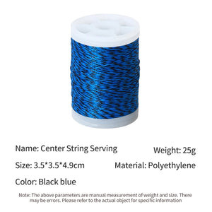 Dark Slate Gray SPG Bowstring Serving Thread — Polyethylene Archery String Protector SPG
