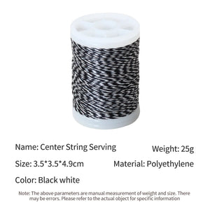 Dark Slate Gray SPG Bowstring Serving Thread — Polyethylene Archery String Protector SPG