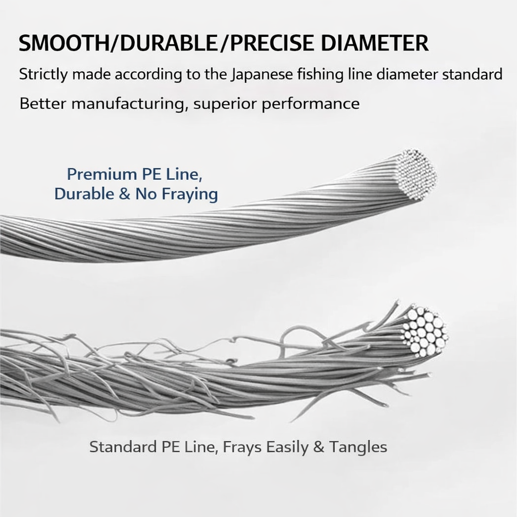 Lavender Braided PE Fishing Line X8 X12 – 150m 200m Super Strength MARKSMAN