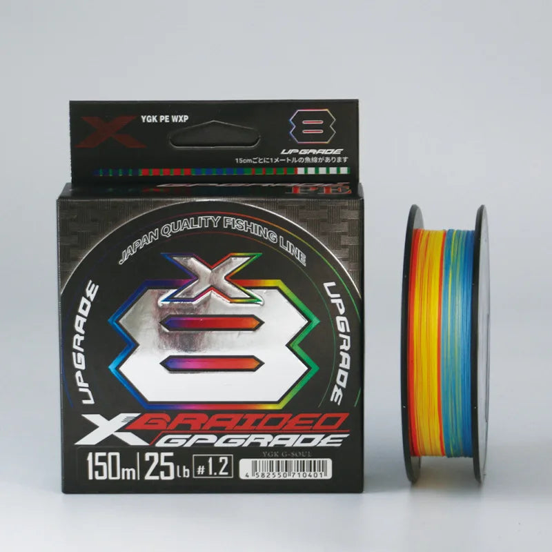 Gray Braided PE Fishing Line X8 X12 – 150m 200m Super Strength MARKSMAN