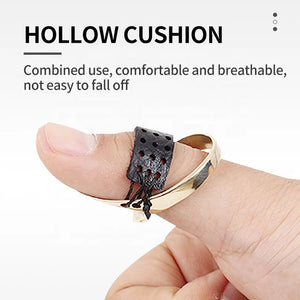 Antique White SPG Brass Thumb Ring – Durable Traditional Recurve Archery Finger Guard SPG