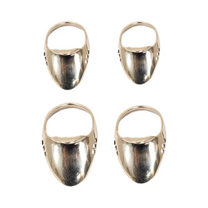 Gray SPG Brass Thumb Ring – Durable Traditional Recurve Archery Finger Guard SPG