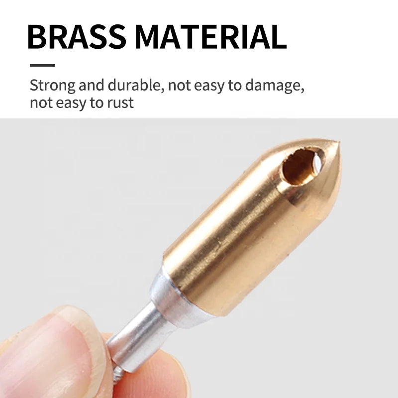 Light Gray SPG Brass Whistle Broadhead – 6.2mm Screw-in Arrow Point SPG