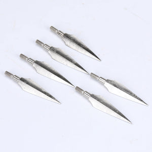 Lavender 125/150 Grain Traditional Screw-In Broadheads Arrow Tips – Steel Arrowheads for Recurve, Compound & Crossbow Arrows INDIAN SLINGSHOT