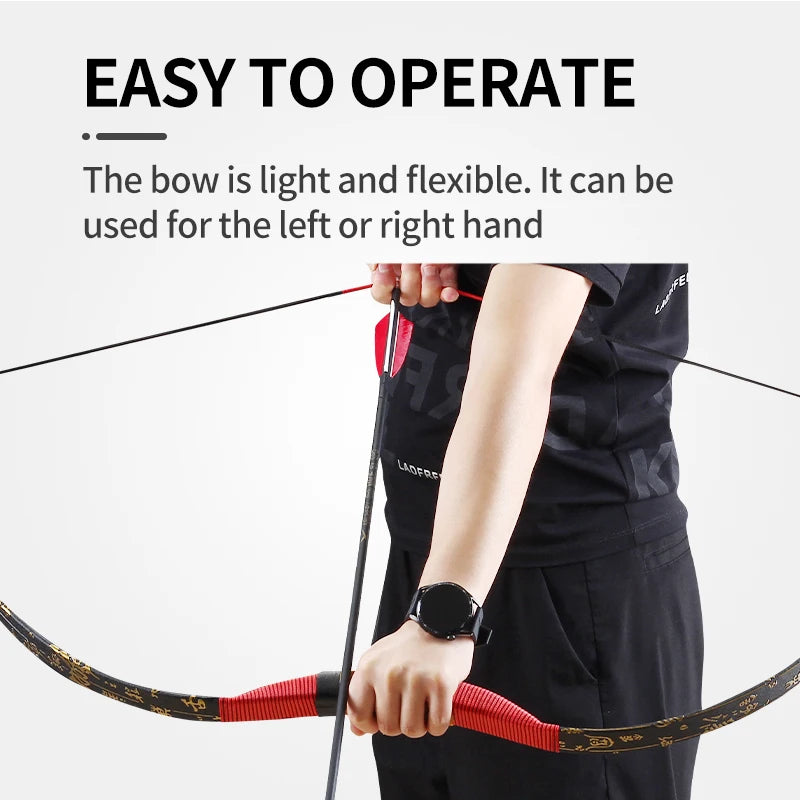 White Smoke SPG C6 Traditional Bow – 137cm Recurve Design SPG