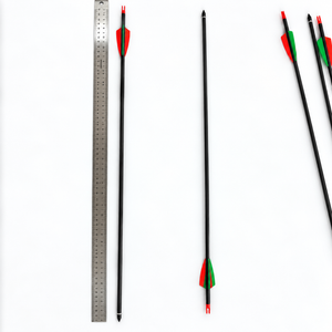 White Smoke CARBOLIX Pure Carbon Arrow 400 Spine, 32.2 Inch with TPU Vanes MARKSMAN