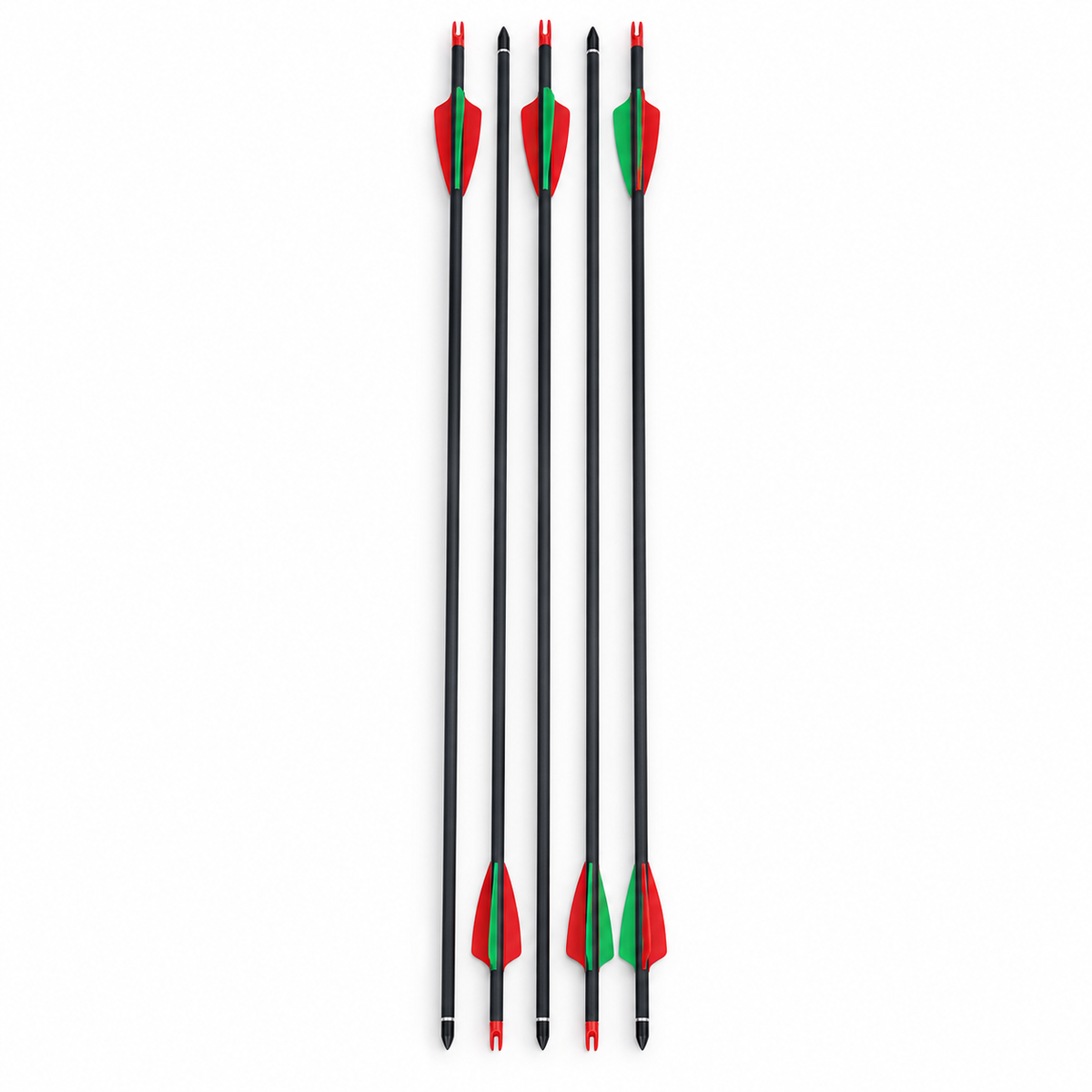 White Smoke CARBOLIX Pure Carbon Arrow 400 Spine, 32.2 Inch with TPU Vanes MARKSMAN