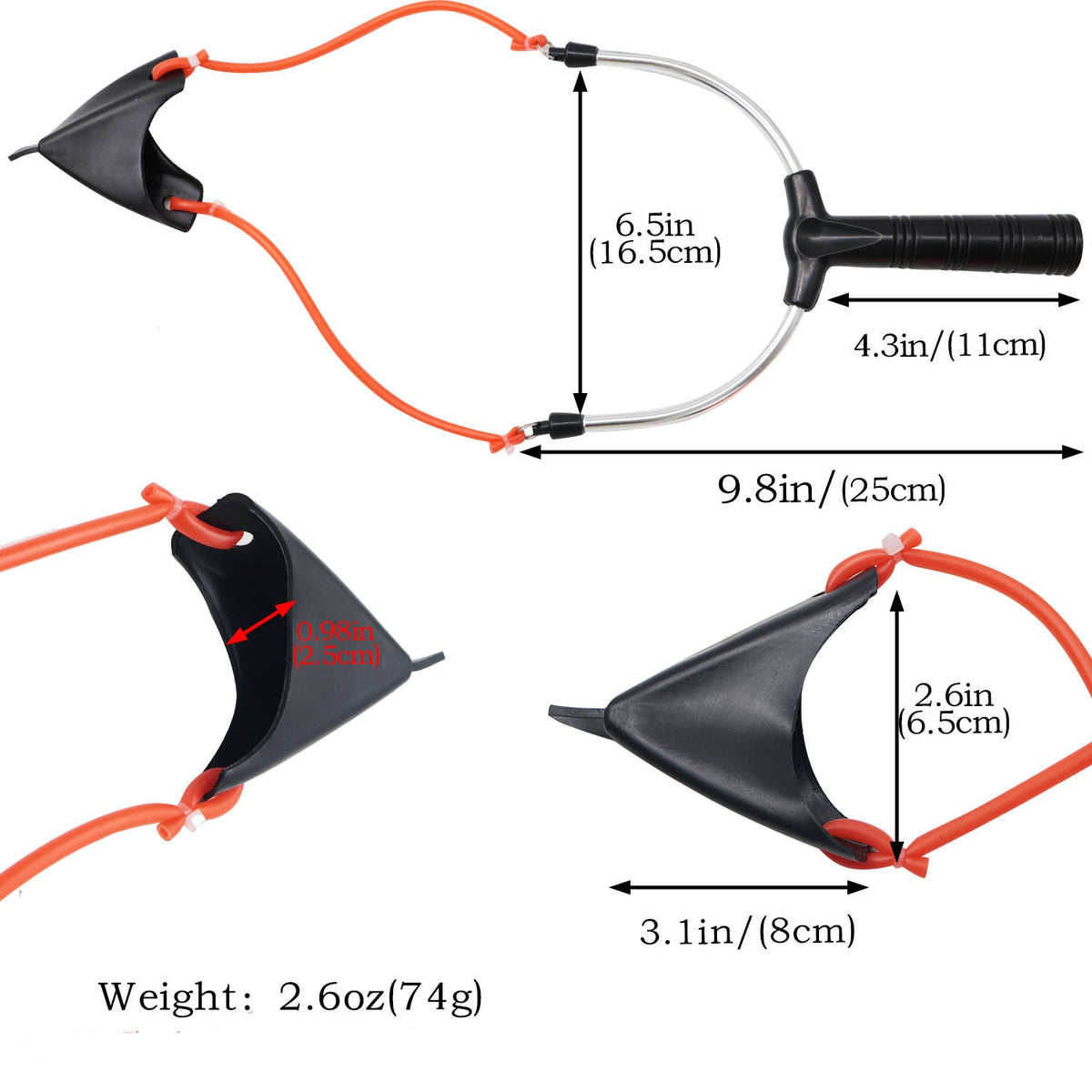 White Smoke ECOCAST Resin Carp Bait Thrower – Portable Fishing Bait Casting Accessory INDIAN SLINGSHOT