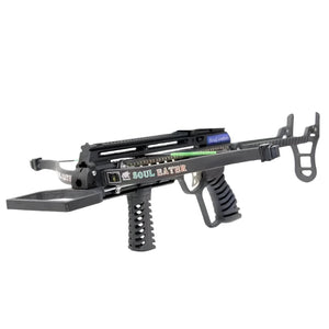 White Smoke SOUL-EATER - Chain Driven Slingshot Mini Crossbow (350 FPS) INDIAN SLINGSHOT
