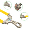 Gray Butterfly CNC Cut Stainless Steel Slingshot INDIAN SLINGSHOT