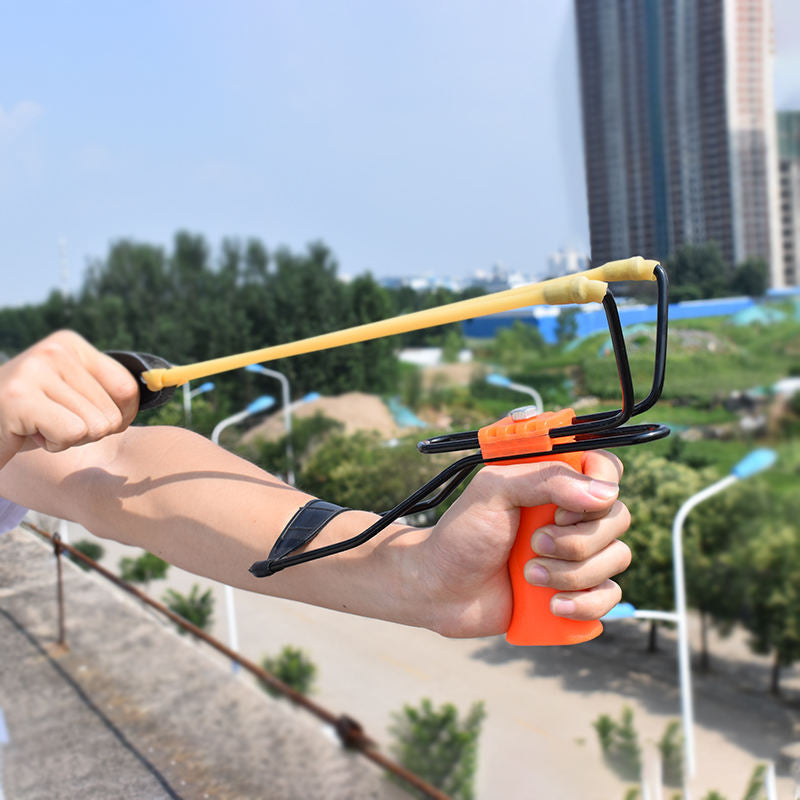 Light Blue COBRAWING Metal Folding Wrist Rest Slingshot INDIAN SLINGSHOT