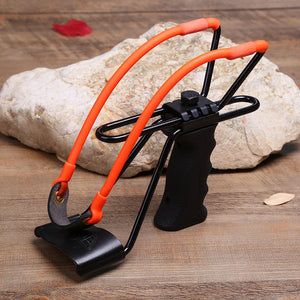 Dim Gray COBRAWING Metal Folding Wrist Rest Slingshot INDIAN SLINGSHOT