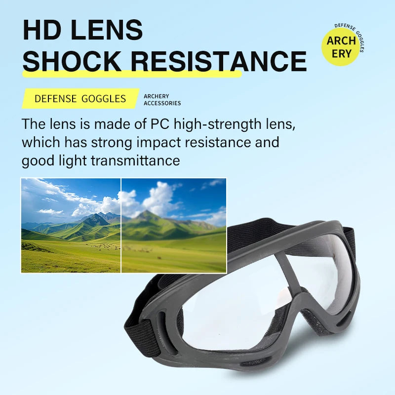Lavender SPG CS-X400 Protective Goggles — Anti-Fog Outdoor Eye Protection Gear SPG