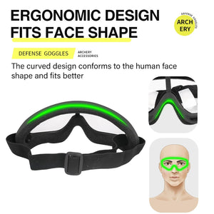 Dark Slate Gray SPG CS-X400 Protective Goggles — Anti-Fog Outdoor Eye Protection Gear SPG