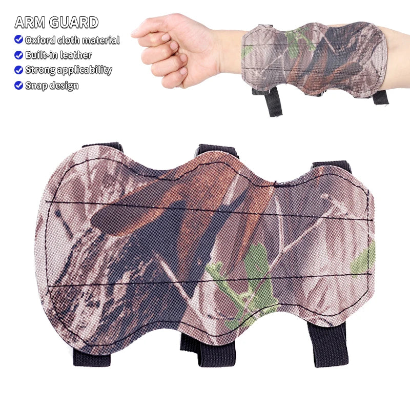Dark Gray SPG Camo Arm Guard – Adjustable Oxford Cloth Forearm Protector SPG