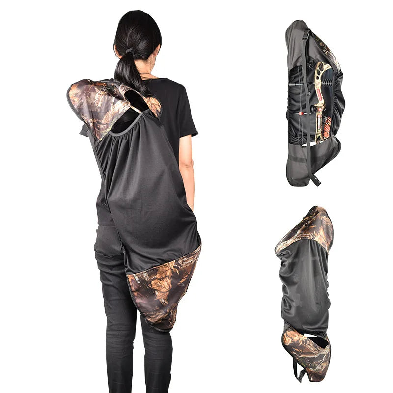 White Smoke Bow Backpack Outdoor Camouflage Oxford Archery Bag MARKSMAN