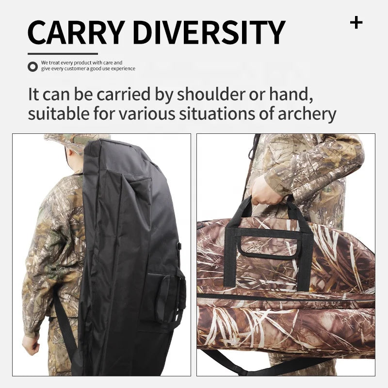 Antique White SPG Canvas Bow Bag – Large & Small Recurve Bow Case SPG