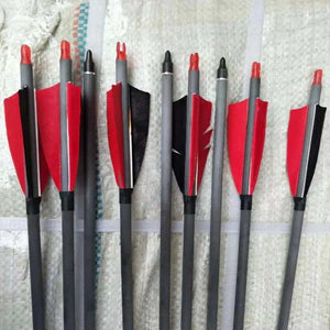 Light Gray Junxing Archery JX030MT Carbon Arrows JUNXING