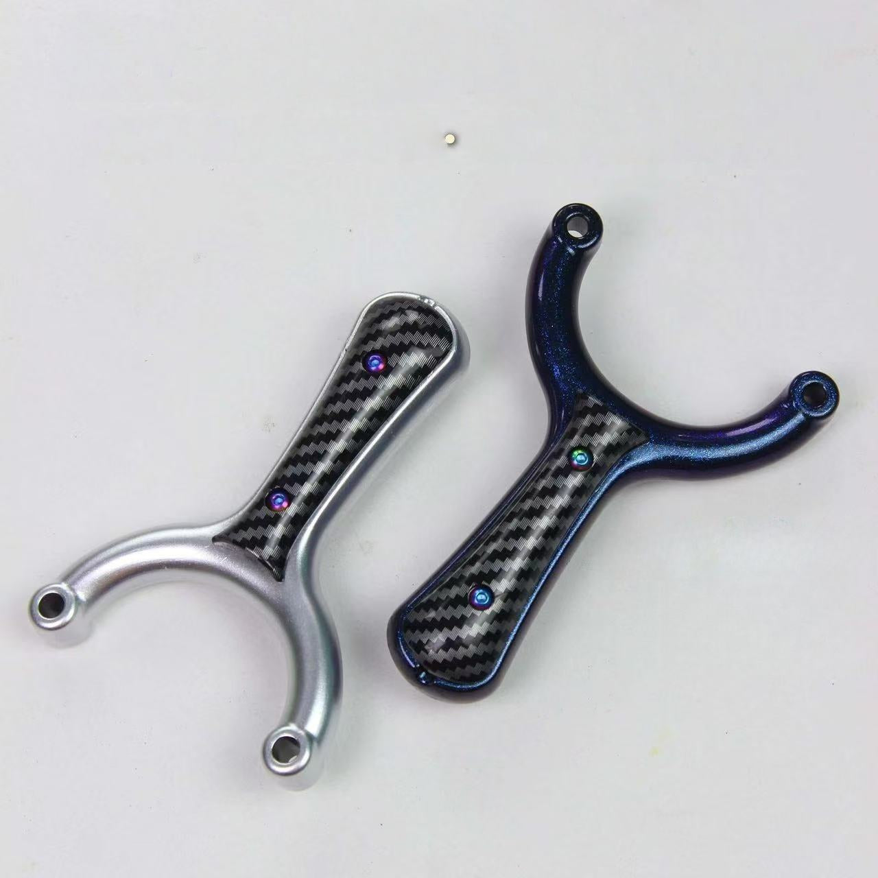 Light Gray CarbonNova Resin Slingshot INDIAN SLINGSHOT