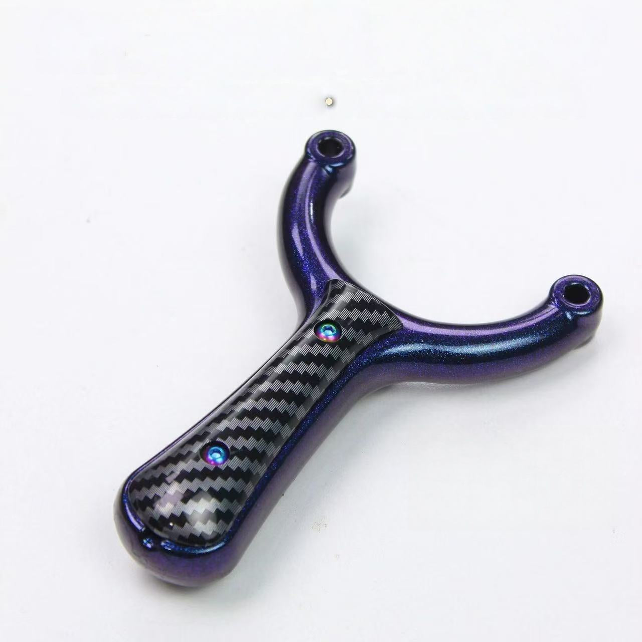 White Smoke CarbonNova Resin Slingshot INDIAN SLINGSHOT