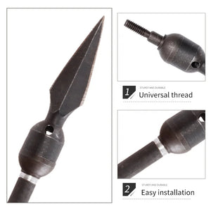 Dark Slate Gray The SPG Carbon Steel 150gr Whistle Broadhead – SPG Arrow Point SPG