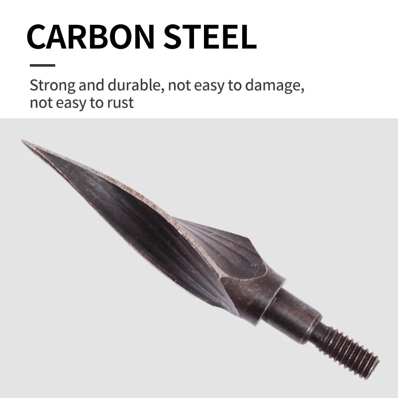 Lavender SPG Carbon Steel Arrow Broadhead – 100 Grain Durable Archery Arrow Tip SPG