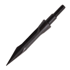 Dark Slate Gray SPG 130-Grain Carbon Steel Screw-In Arrow Tip (Broadhead Style) — Black SPG