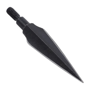 Dark Slate Gray SPG 120-Grain Carbon Steel Screw-In Arrow Tip — Black (Tapered Broadhead Style) SPG