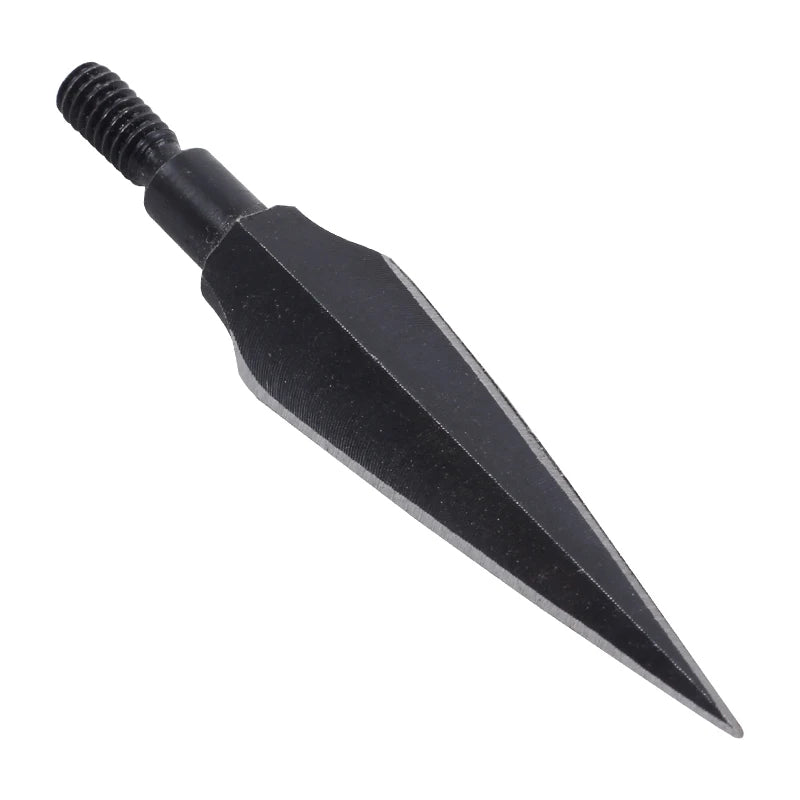 Dark Slate Gray SPG 120-Grain Carbon Steel Screw-In Arrow Tip — Black (Tapered Broadhead Style) SPG