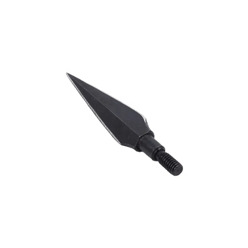 Dark Slate Gray SPG 120-Grain Carbon Steel Screw-In Arrow Tip — Black (Tapered Broadhead Style) SPG