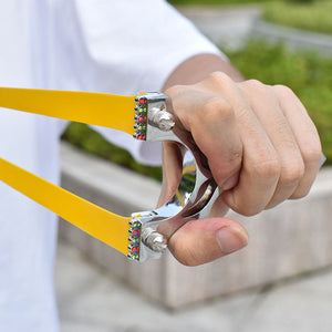 Gray ChargeWing Alloy Slingshot MARKSMAN