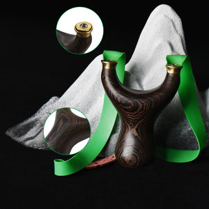 Light Gray Chicken Wing Wood Slingshot MARKSMAN