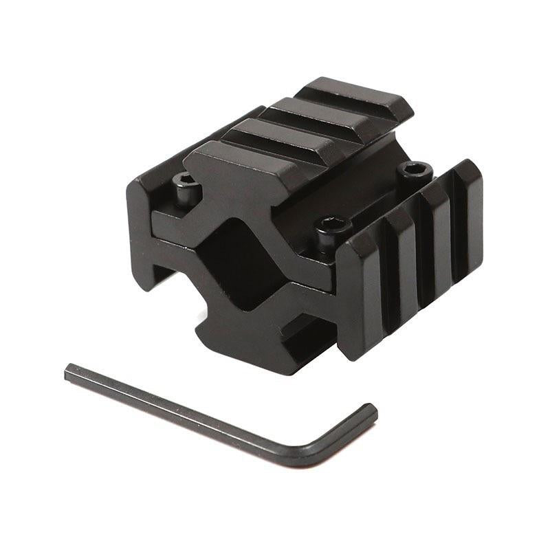 White Smoke Aluminum Alloy Round Tube Clamp Adapter Bracket MARKSMAN