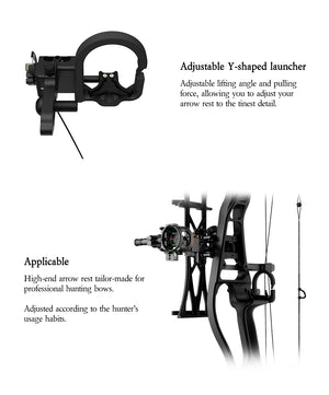 White Smoke Sanlida® Dragon 10 Advanced Compound Bow Drop-away Arrow Rest SANLIDA