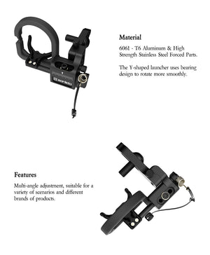 White Smoke Sanlida® Dragon 10 Advanced Compound Bow Drop-away Arrow Rest SANLIDA
