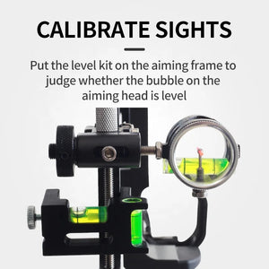 Dark Slate Gray SPG Compound Bow Level Tool | Precision Tuning Accessory SPG